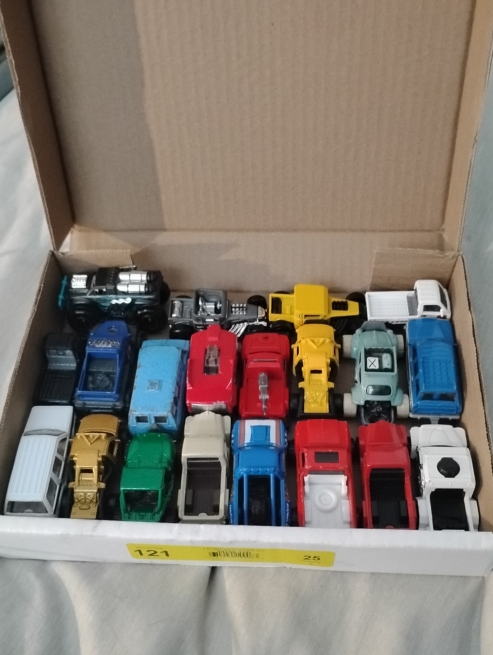 20 Pc Kids Die-Cast Trucks - Hot Wheels Matchbox And More